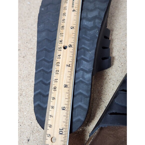 White Mountain Sandals Womens Footbeds Slides Slip‎ On Black Leather Casual - Picture 9 of 10